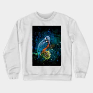 A splash of blue Crewneck Sweatshirt